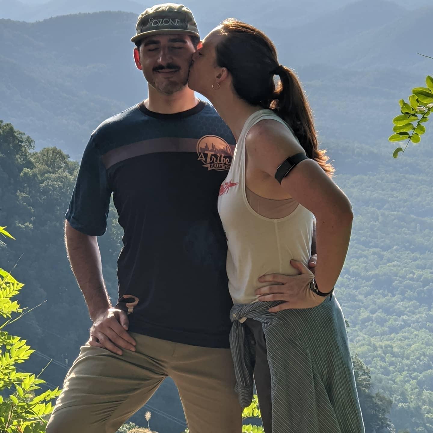 Hike to "Pretty Place" in NC. Woodhurst Family summer trip to Camp Kanuga 2020.