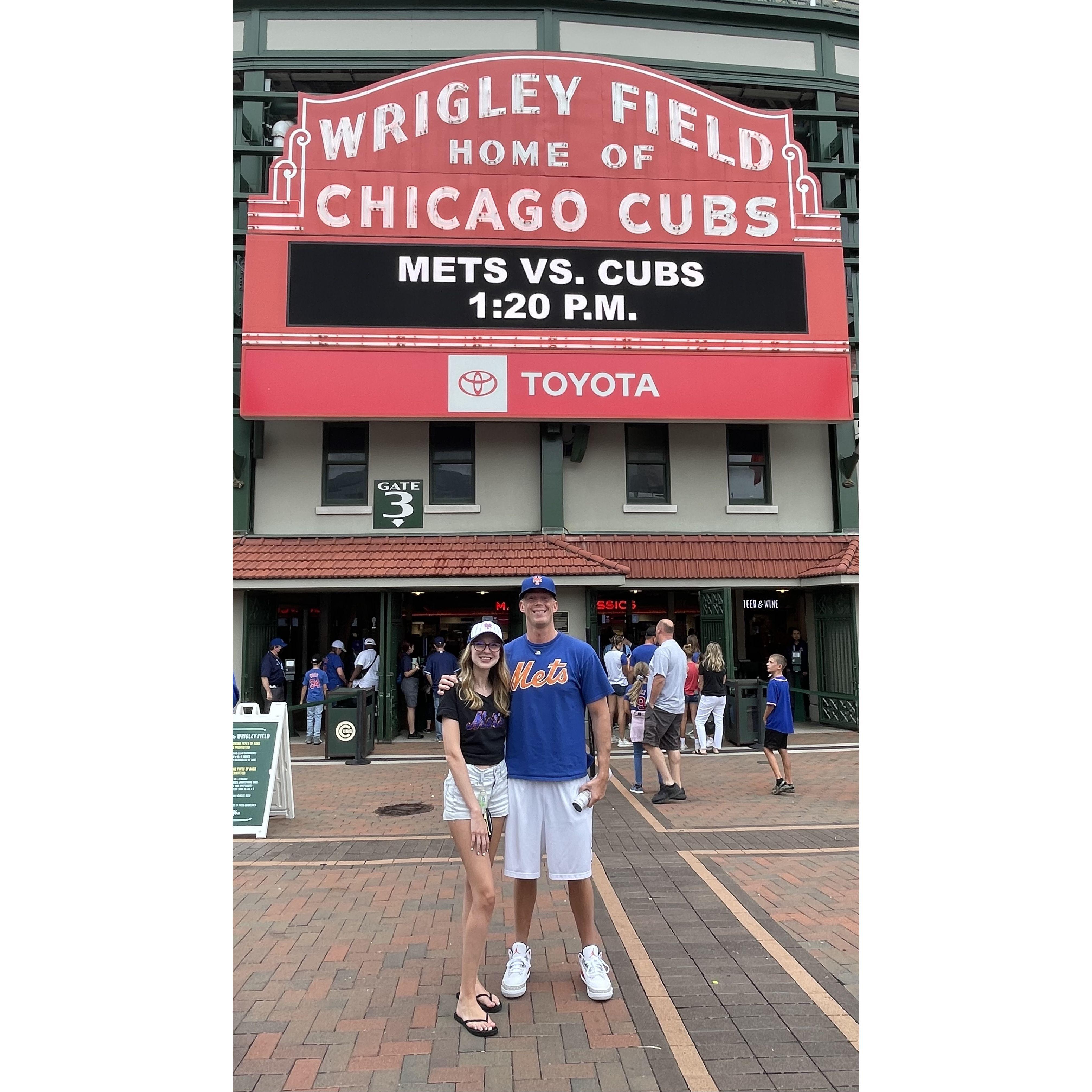 Our first away Mets game!