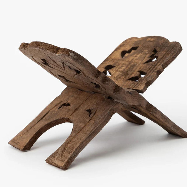 Reclaimed Wood Book Stand