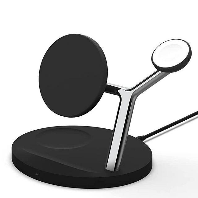 ZECHIN 5-in-1 Wireless Charger with [Apple MFi Certification], Apple Charging Station for iPhone 11/12/13/14,Pro,Pro Max, Apple Watch, AirPods2/3 Pro, Wireless Fast Charging Station