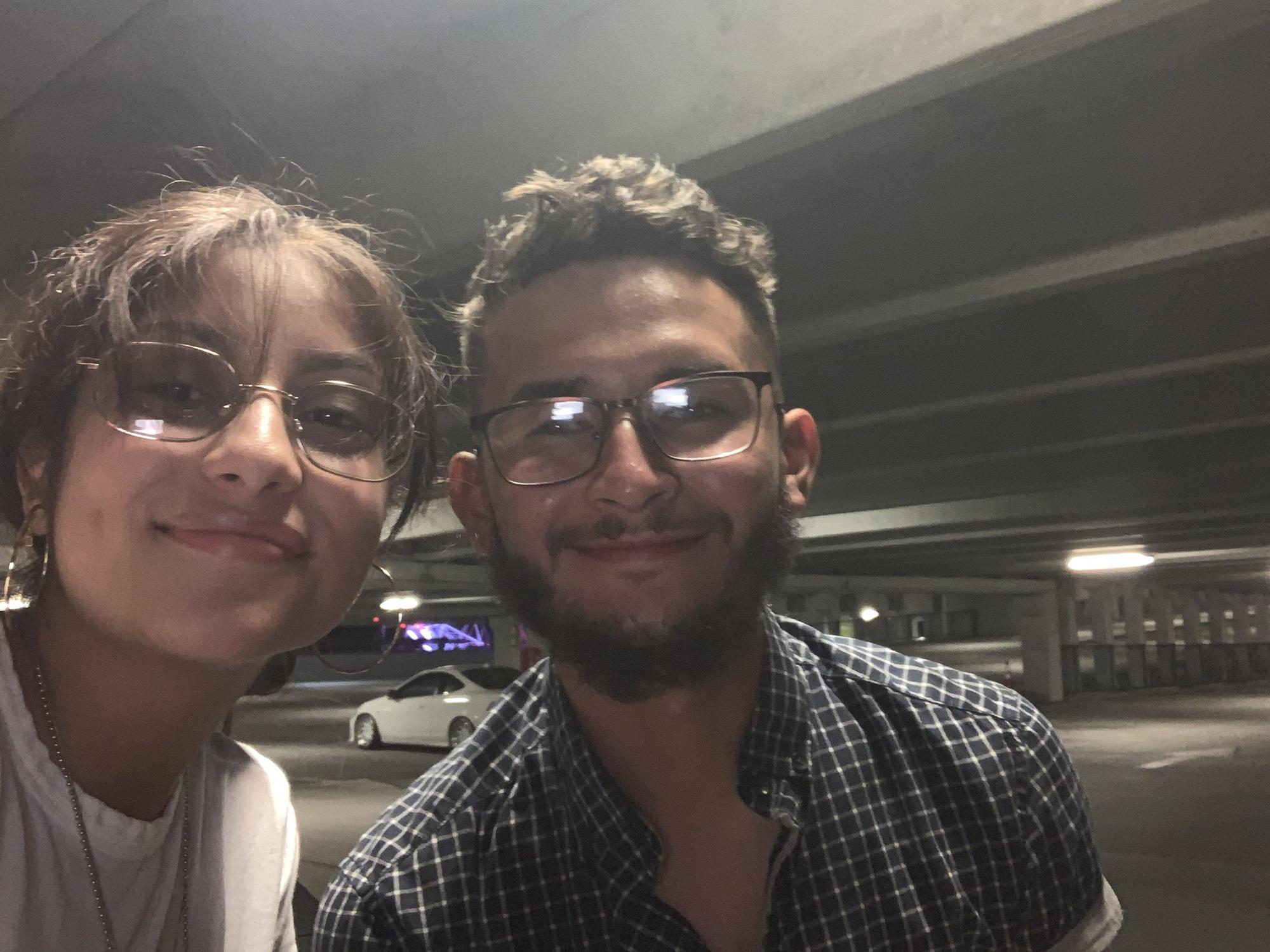 Our first photo together!