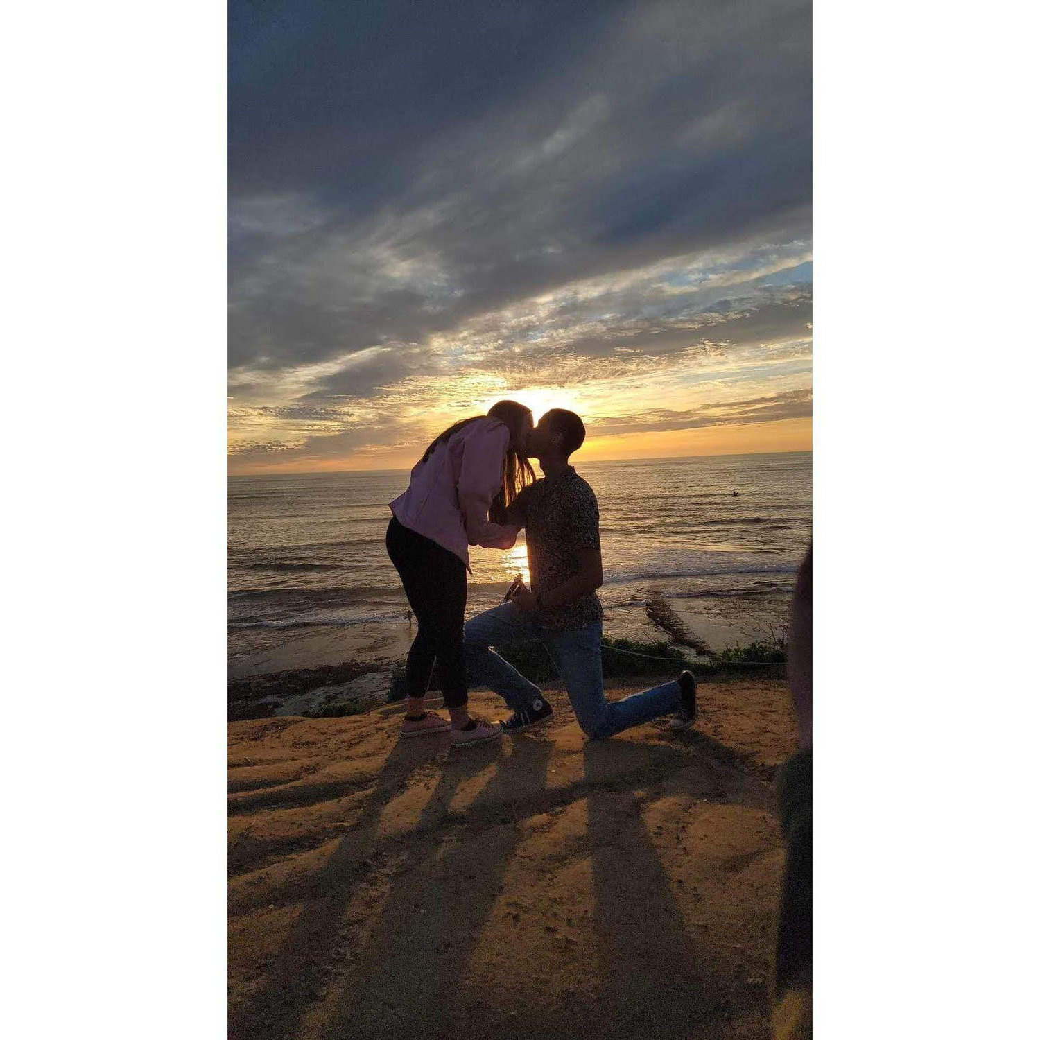 Sunset Cliffs in San Diego is where Ivan proposed