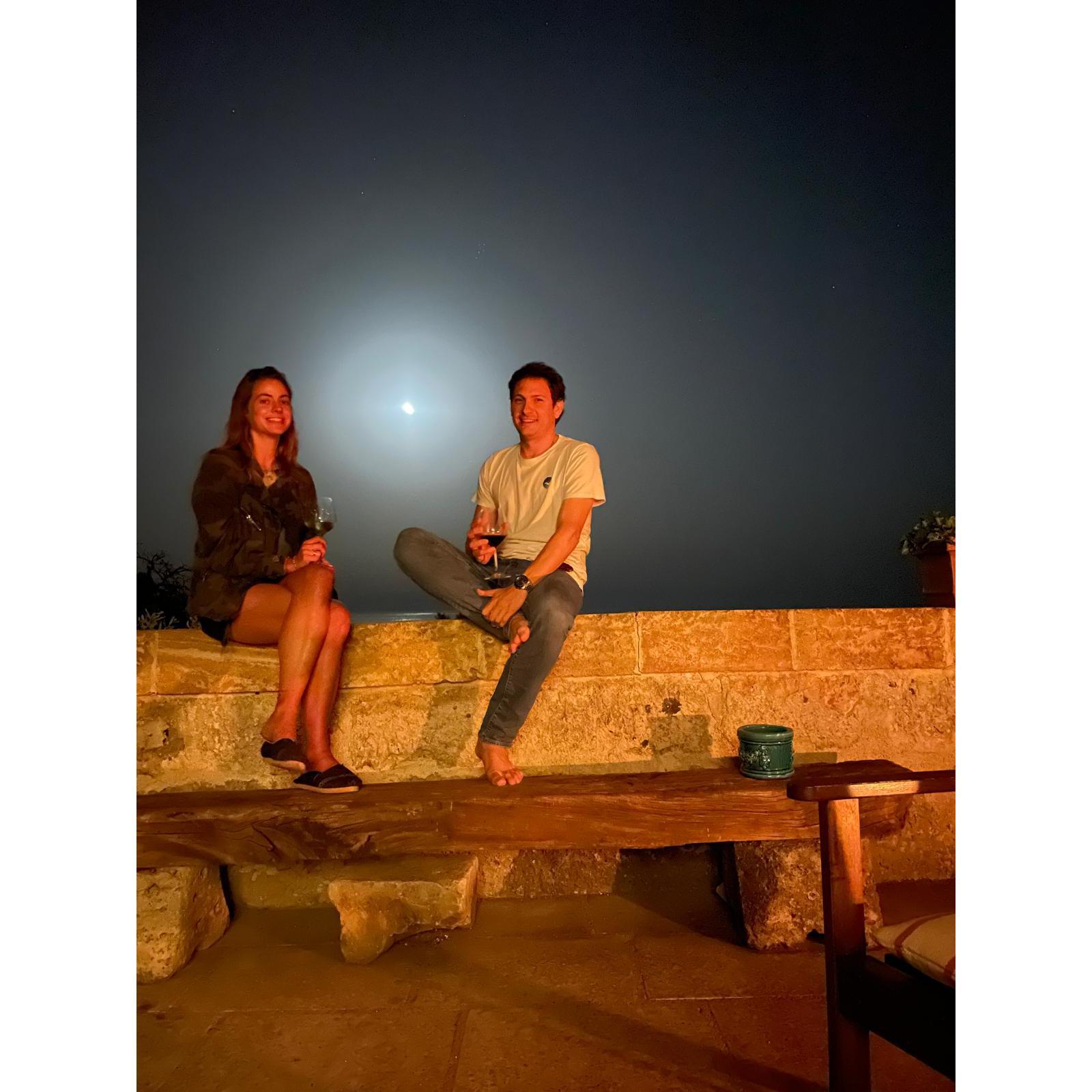 Nuestro Airbnb favorito hasta el dia de hoy! Lo de Francesco y Francesca, luna llena en Puglia