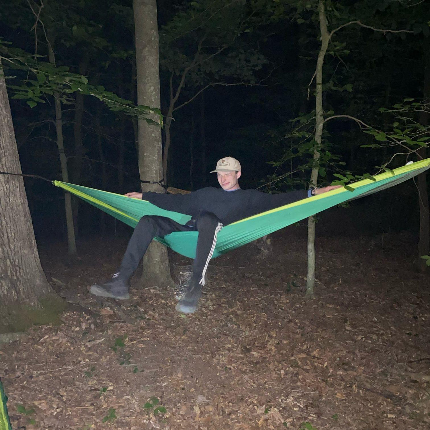 The first camp out summer of '23- Dan was bit by a spider and coined the name "Spider-Dan"