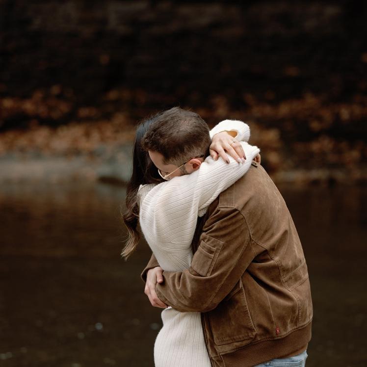 A hug a day keeps the cortisol away. Photo creds to our wonderful photographer Brian Hunsaker (Brian and Joelle Photography)