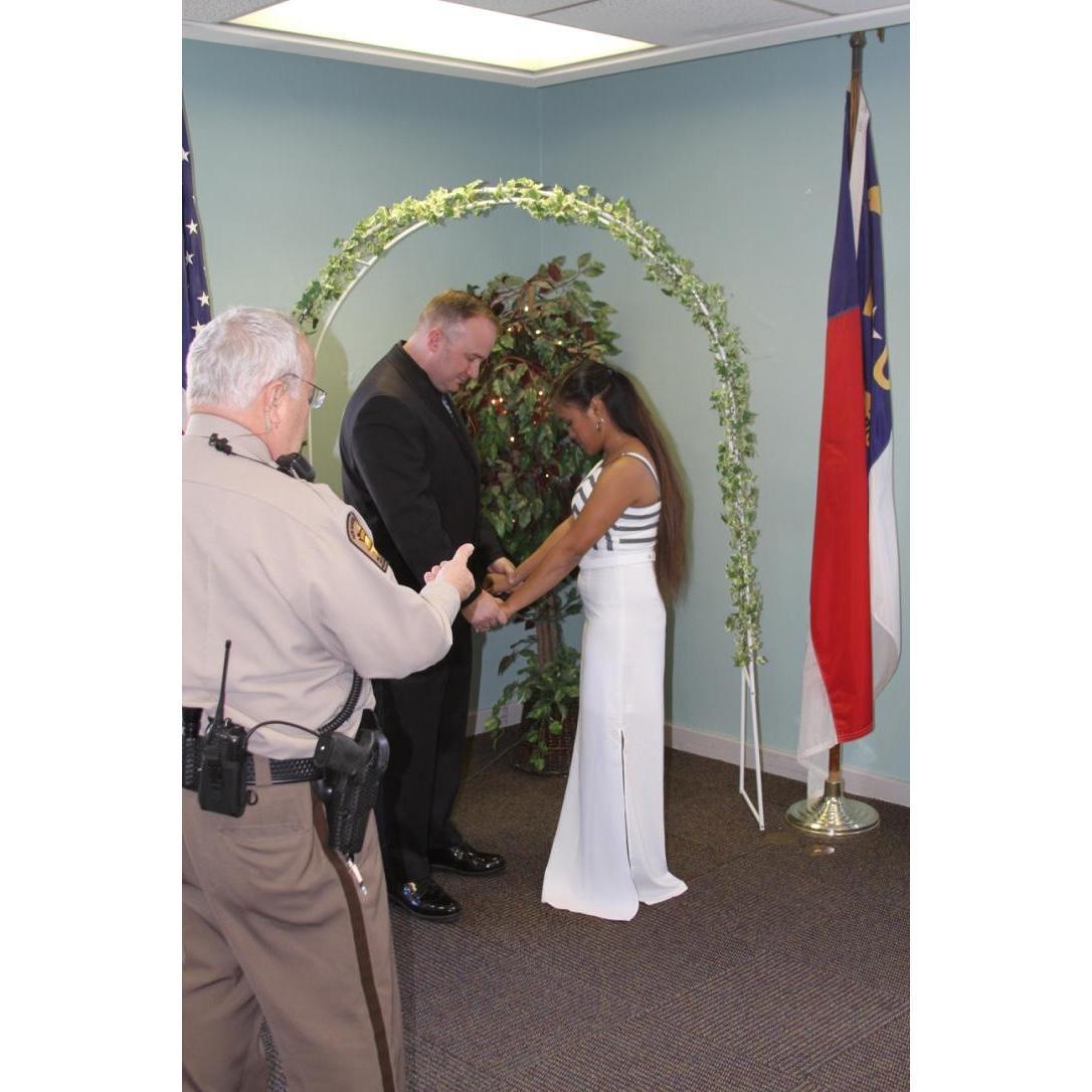 The day we said I DO for the first time.