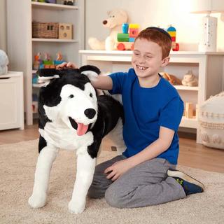 Giant Husky Stuffed Plush Animal