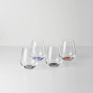 Bottoms Up Stemless Wine Glass, Set of 4