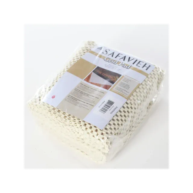 Grid Pad PAD111 Power Loomed Indoor Rug Pad - White - 8' x 10' - Safavieh
