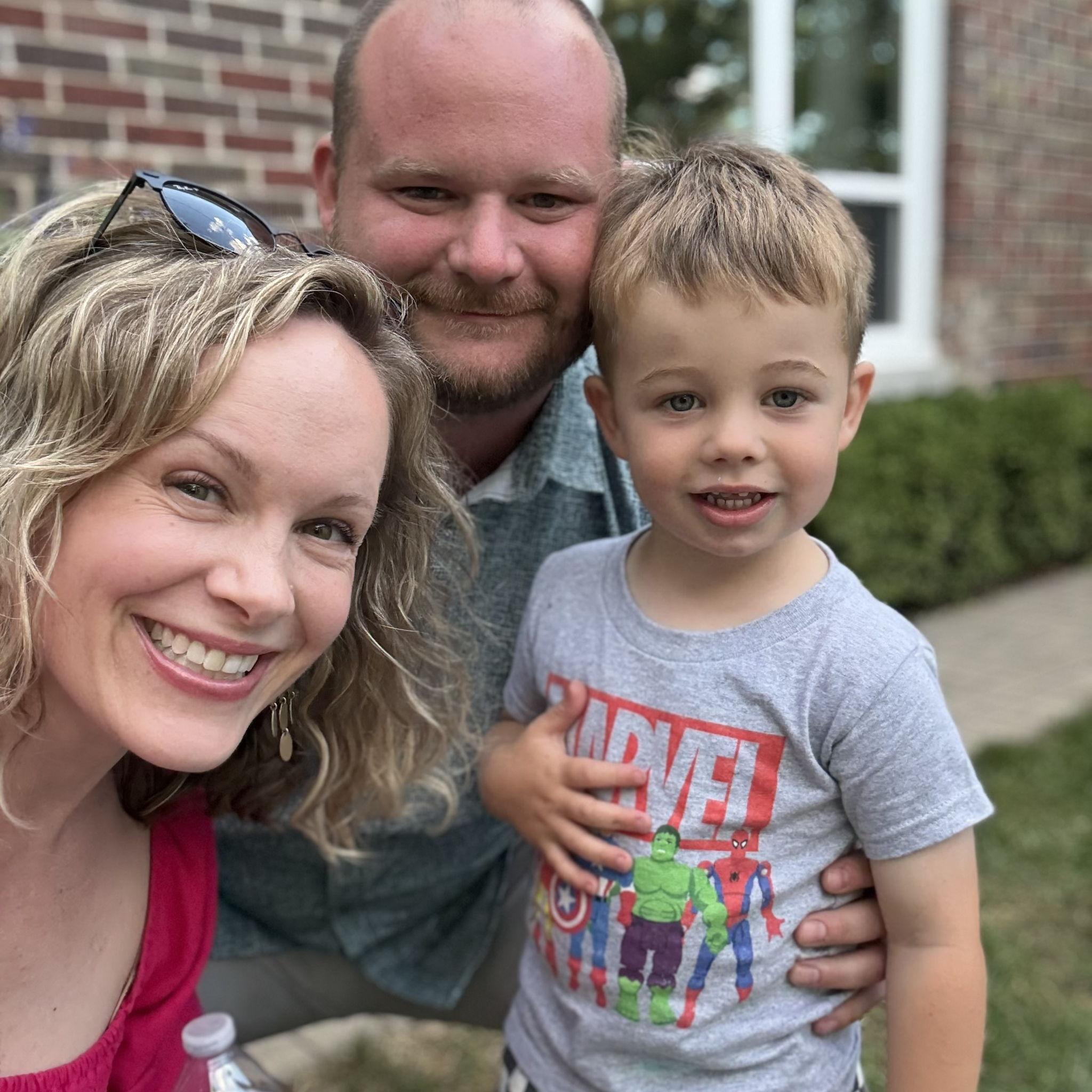 Celebrating Joe's Godson, Henry's, birthday!