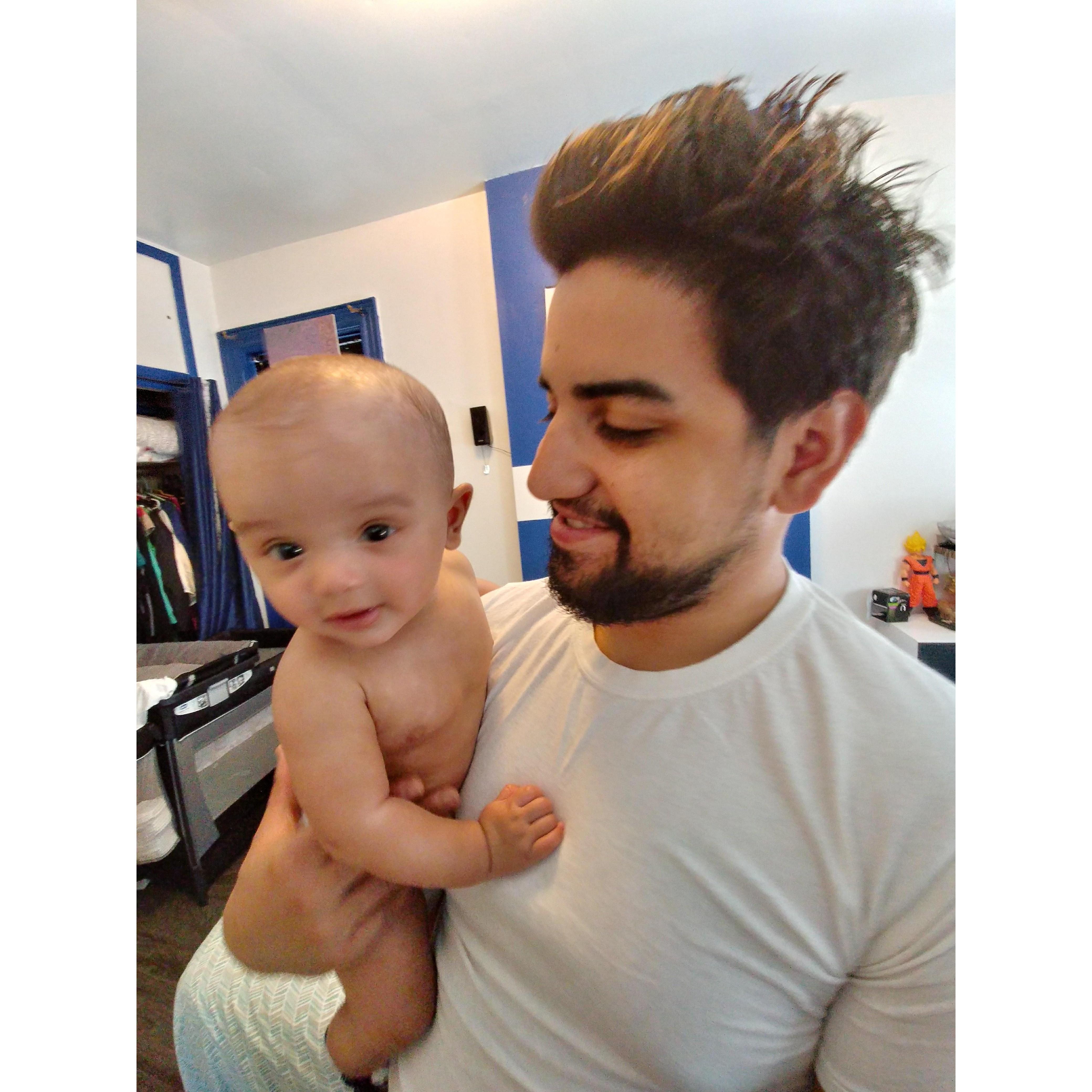 Aries "Mommy you have to wake up to that every morning? "
