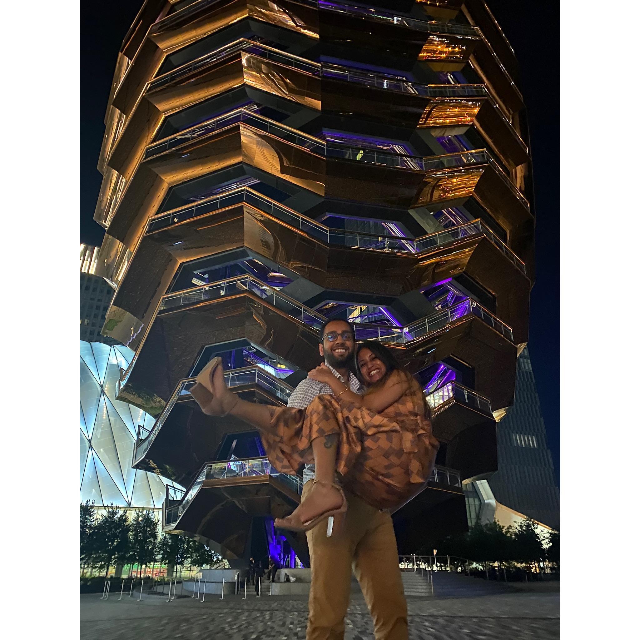 Jaideep flew down to NYC to help Ishani move. Best mover and packer in town! August 2020.