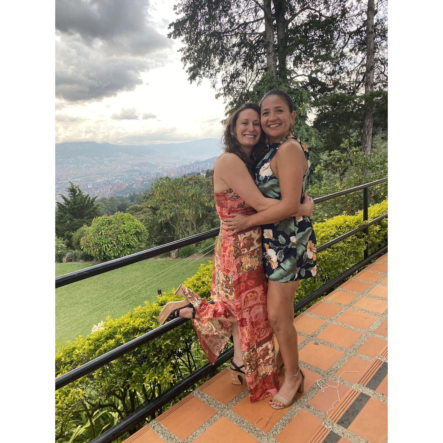In Medellin, Colombia attending our friends Mafe & Julian wedding