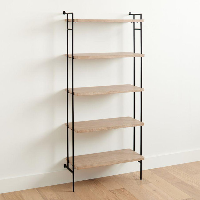Modern Farmhouse Book Shelf - Fog
