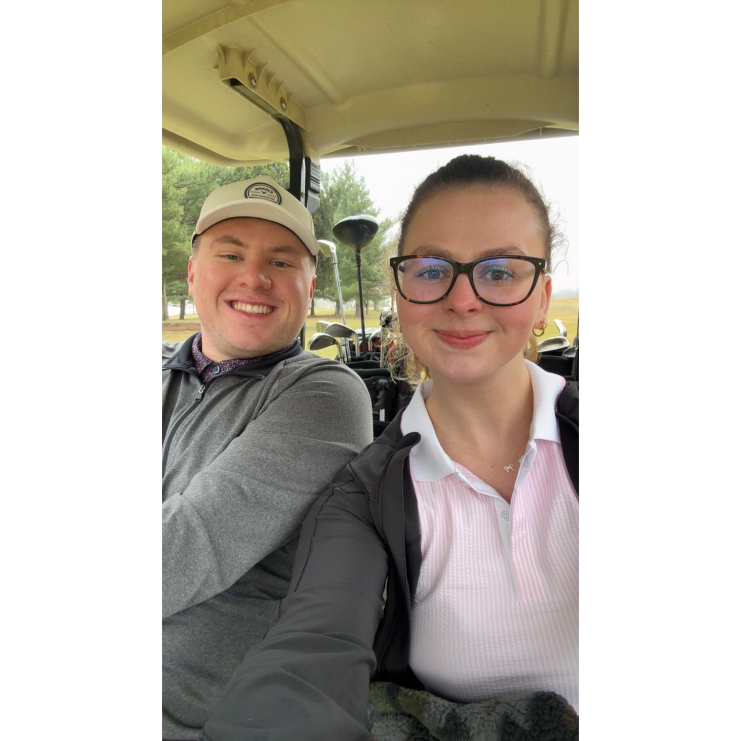 We can golf too!