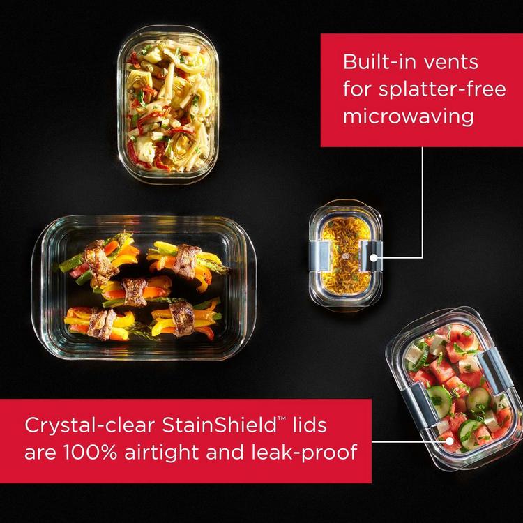Rubbermaid, Brilliance Food Storage Container, Set of 2 | Zola