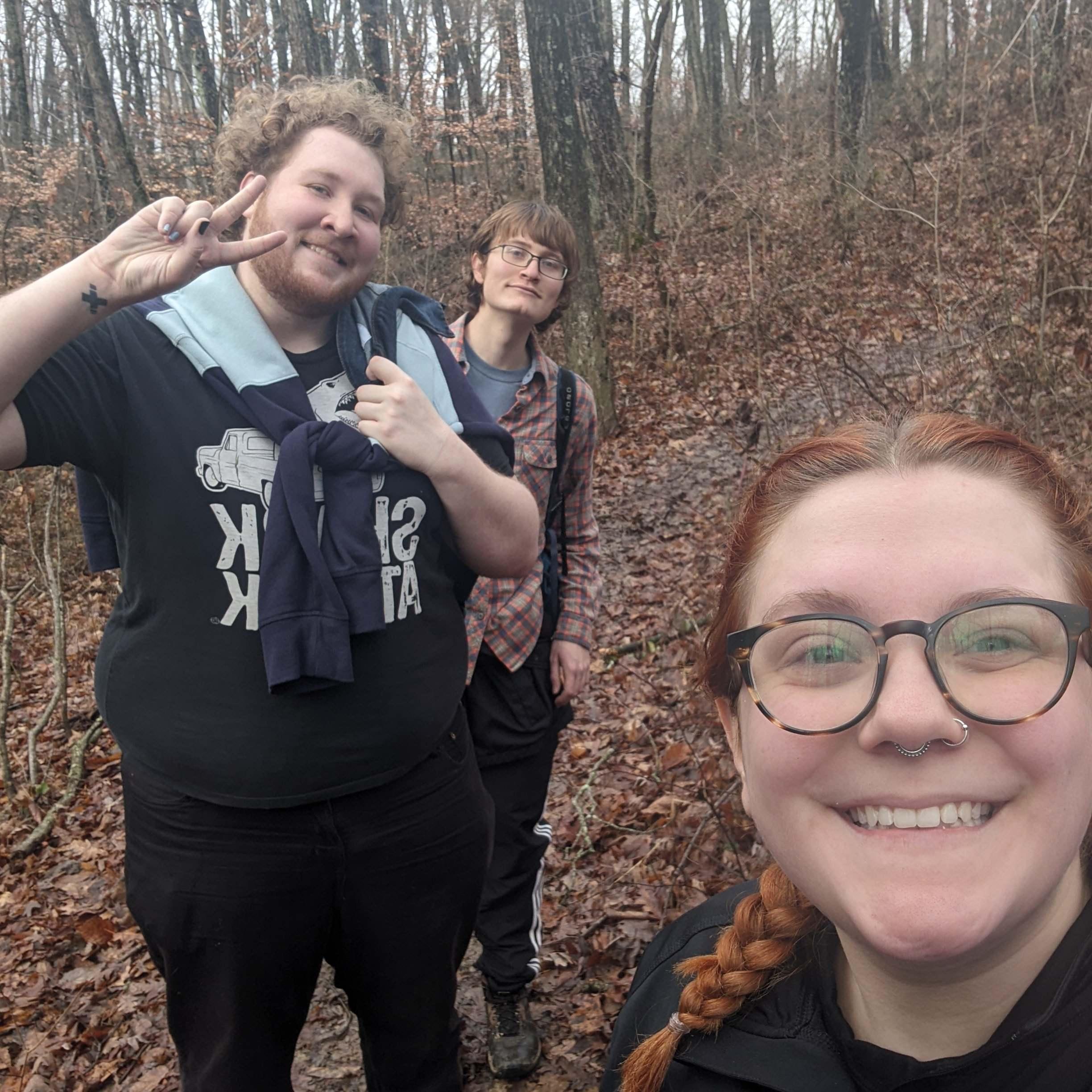 12/29/21 hiking through Brown County State Park