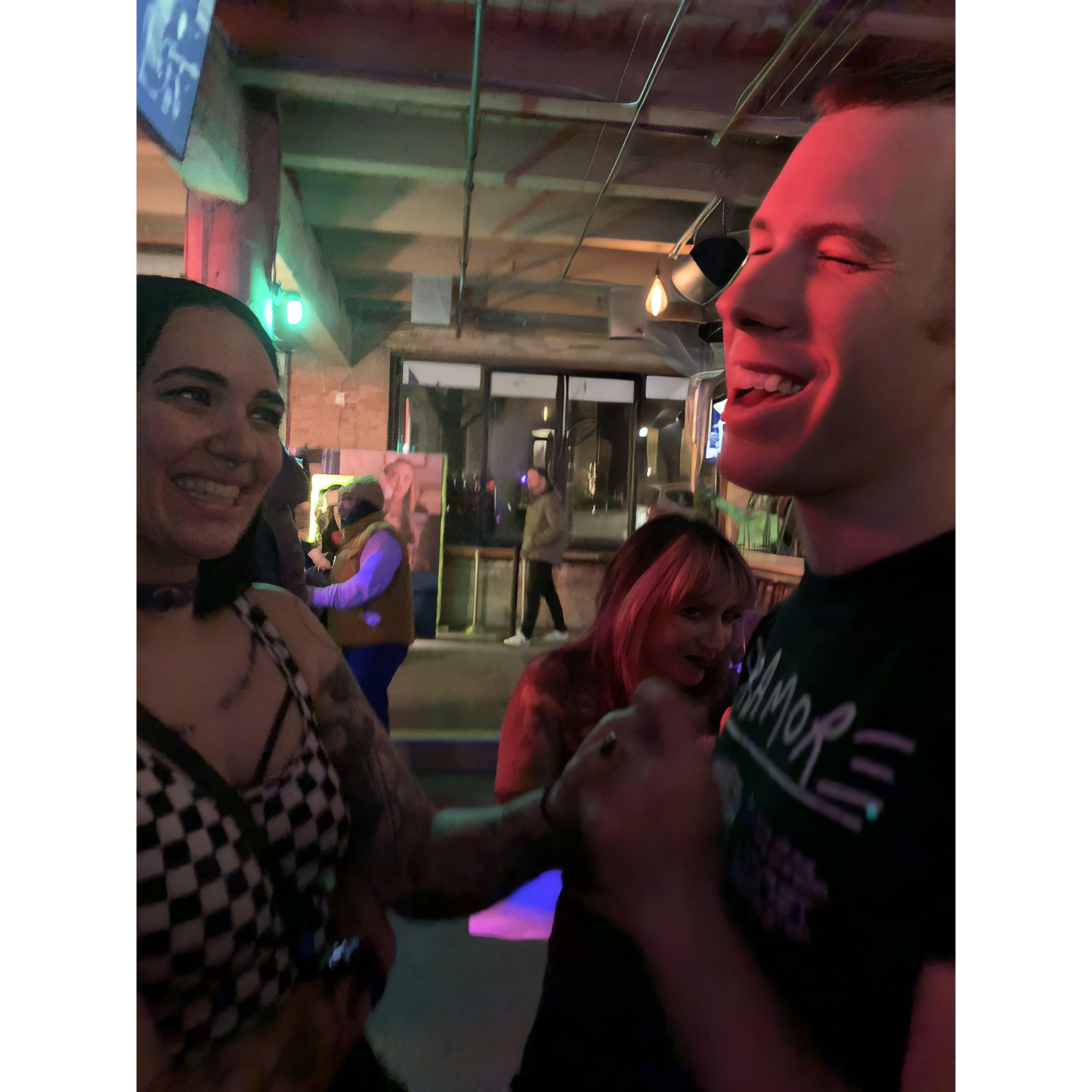 Singing along at Emo Night