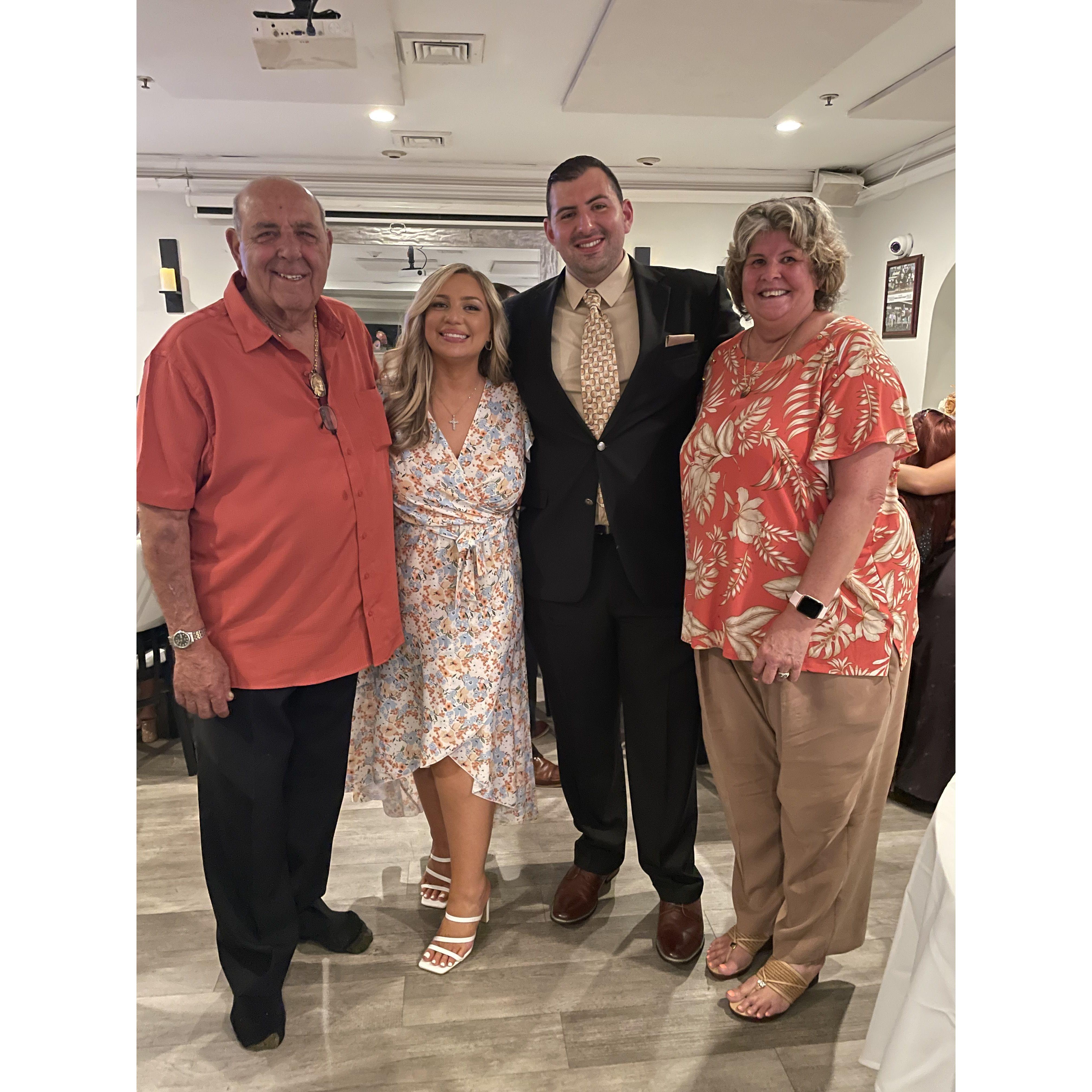 Steven's Parents, Bianca & Steven at the Engagement Party