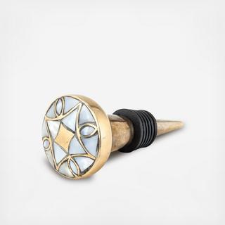 Chateau Mother of Pearl Wine Stopper