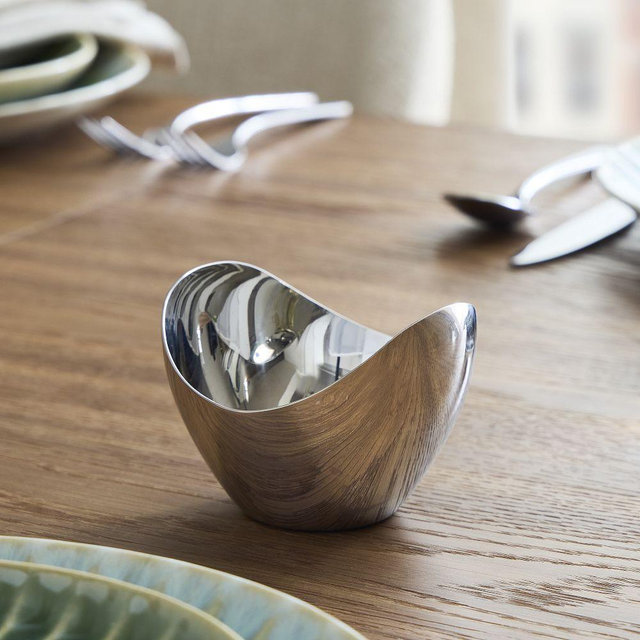 Kuba Metal Votive Holders, Chrome