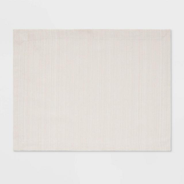 Cotton Solid Placemat Cream - Threshold™