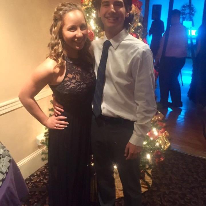 Our very first picture together at Andrew’s fraternity formal.