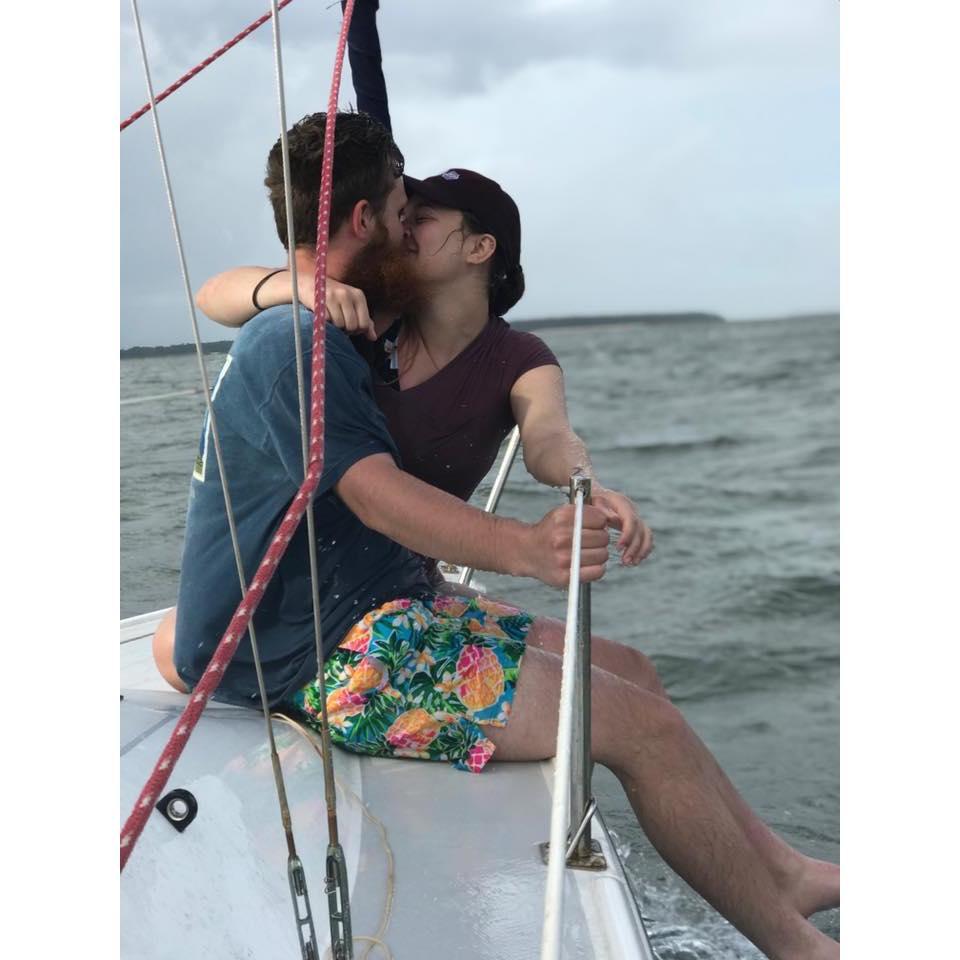 First time sailing together