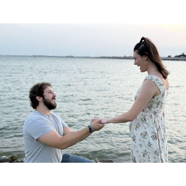 The day we got engaged!