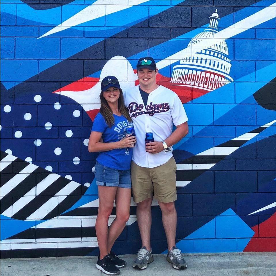 During a trip to Washington, DC to see the Dodgers play!