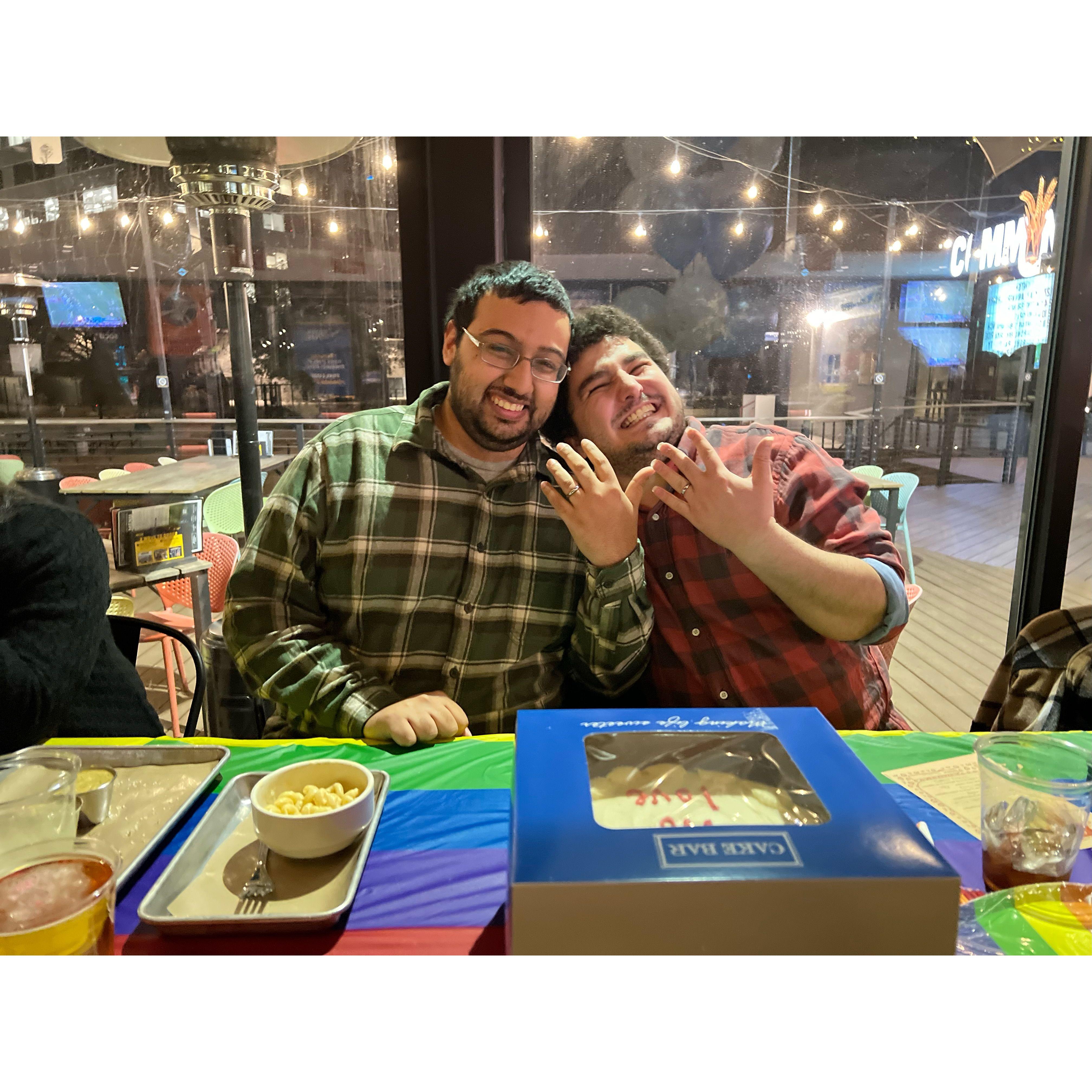 We're engaged!