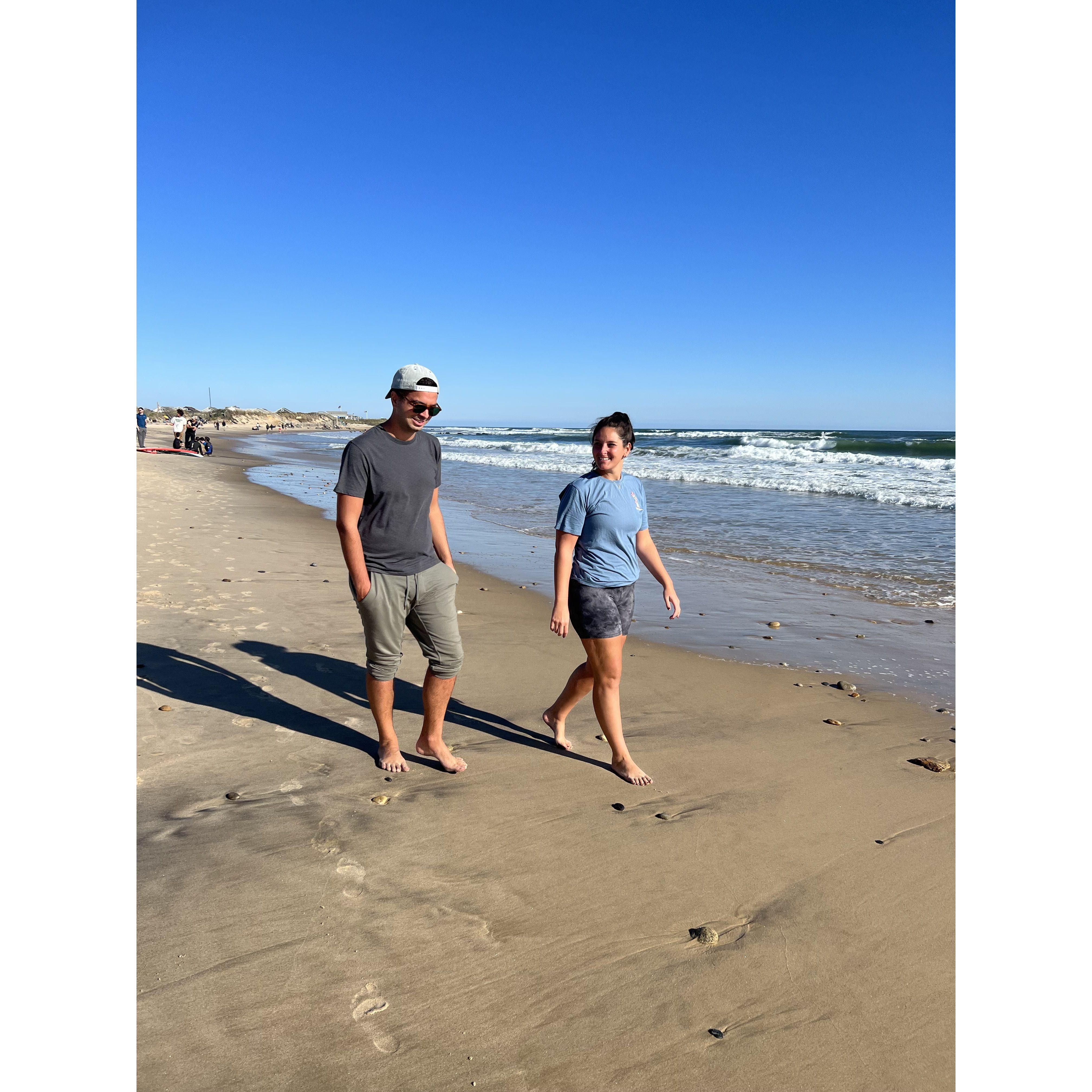 10/15/2022: Beach walks in Montauk.