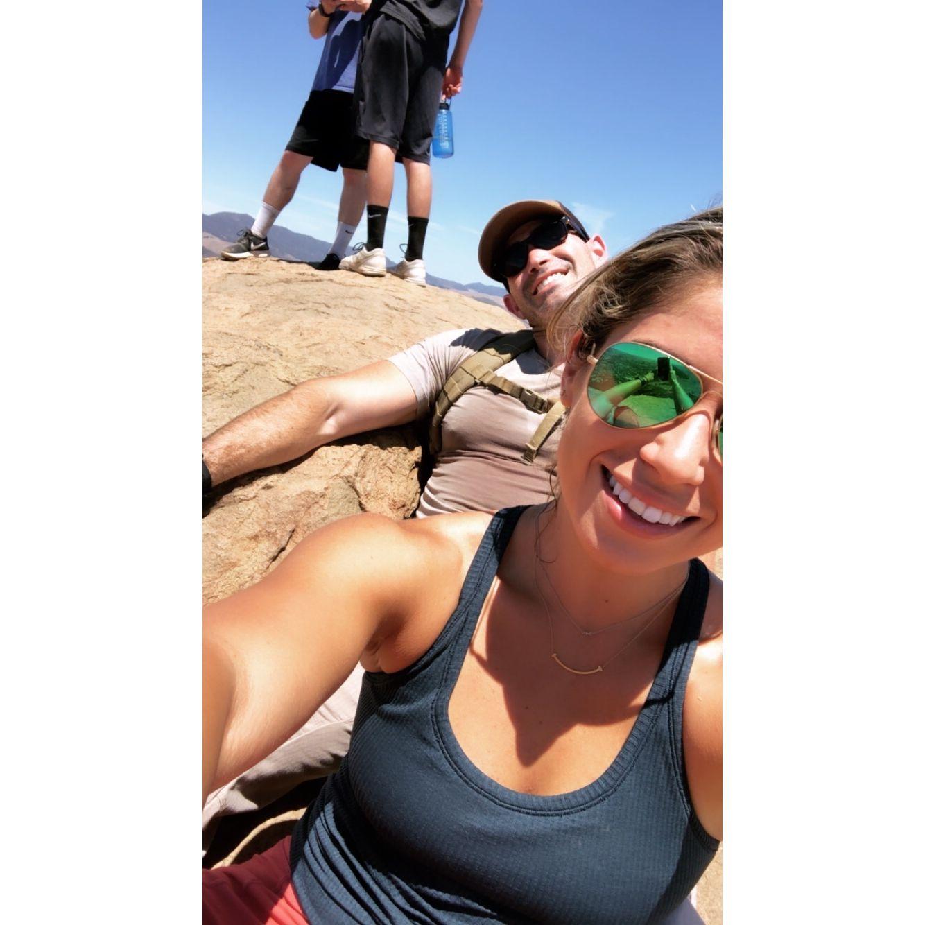 Hiking with the family in San Luis Obispo
