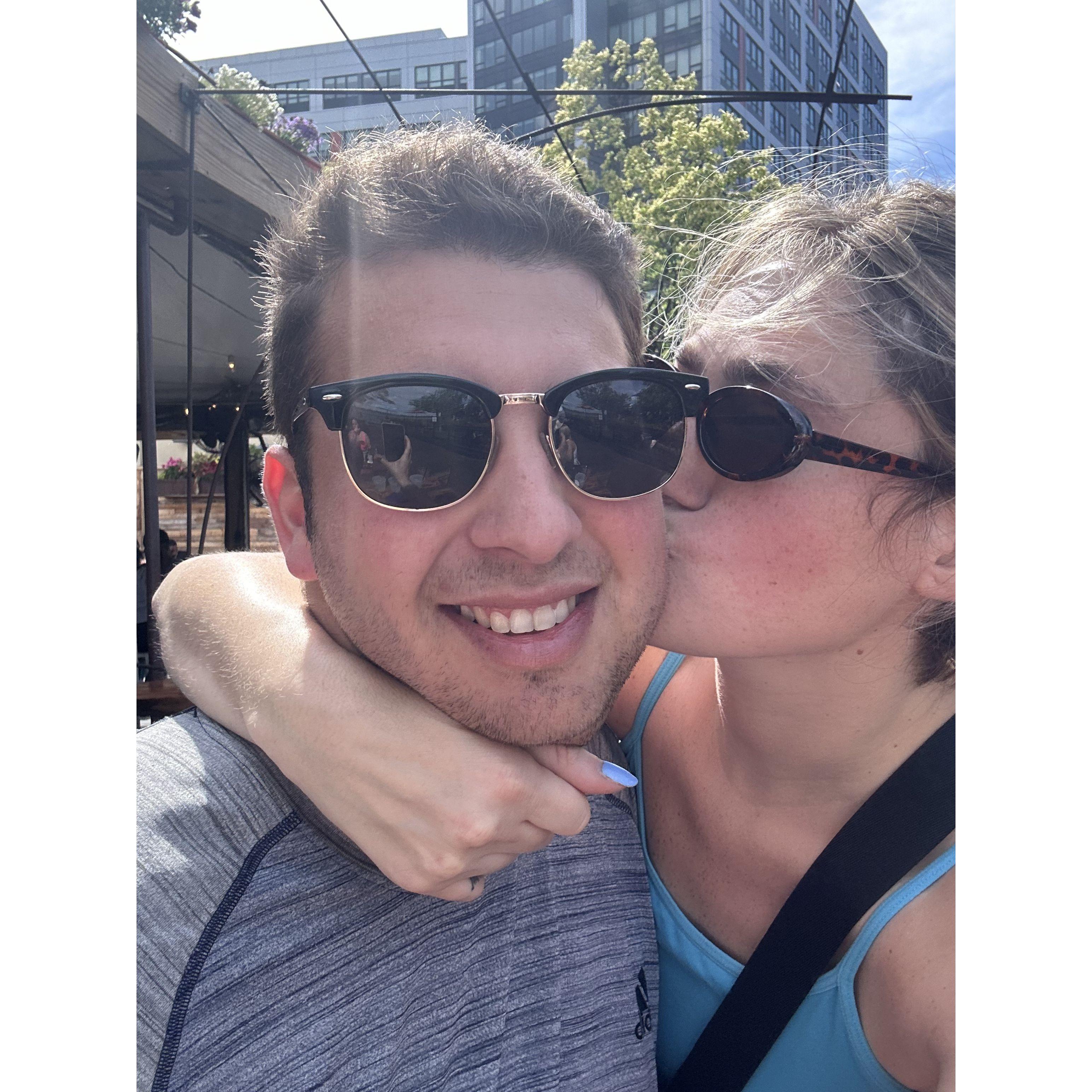 The 9 to 5 goes quicker when the suns shining and cold drinks are waiting.