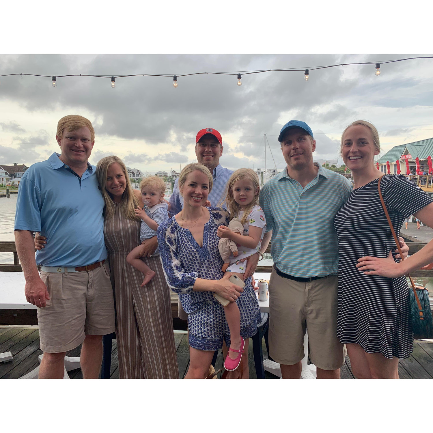 When Katie met Will's family for the first time- Bald Head Island, NC