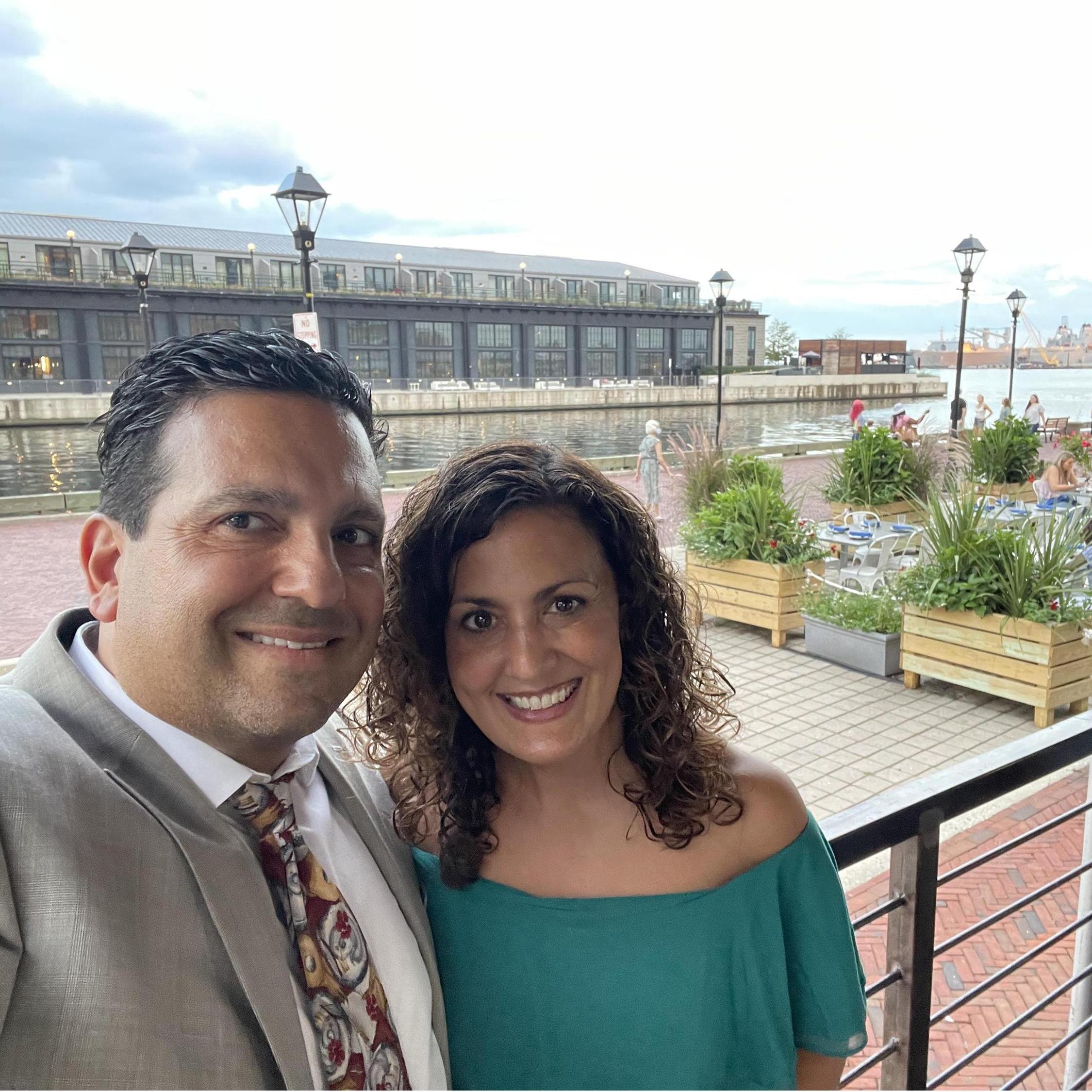 View of lovely Fells Point from Barcocina, August 2021