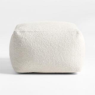 Woven Performance Pouf Ottoman