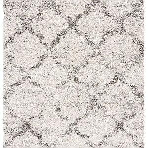 Hudson Classic Dome Shag Rug- SGH269A-8 (8'x10' Ivory/Gray)