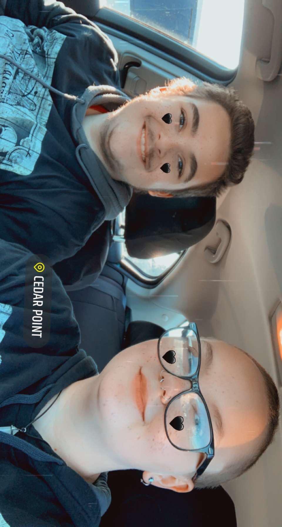 I know it’s sideways but our long trip to cedar point, which was a blast and also very tiring.