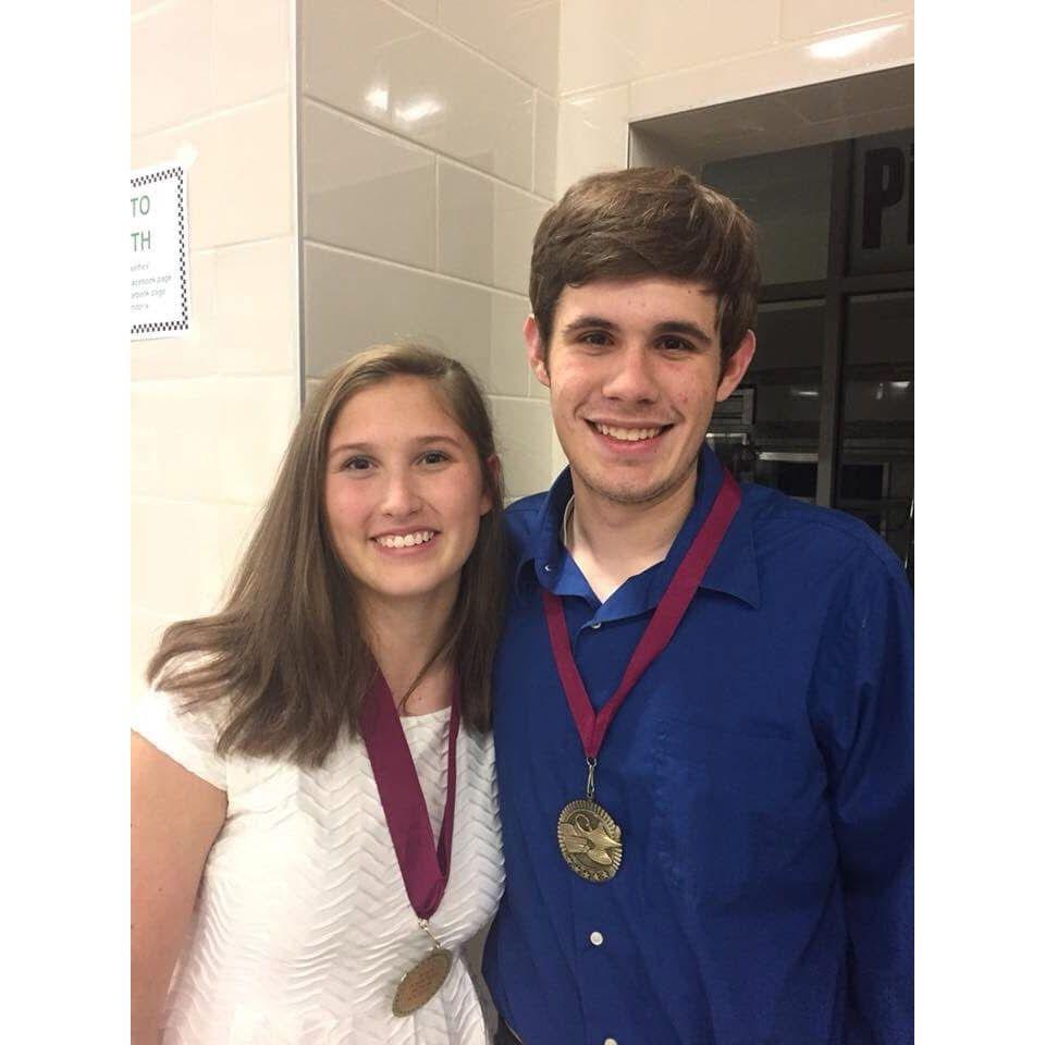 When we were inducted into NHS!