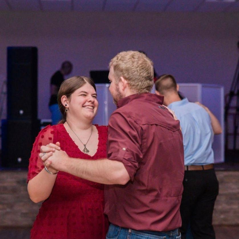 Always smiling even while dancing the night away