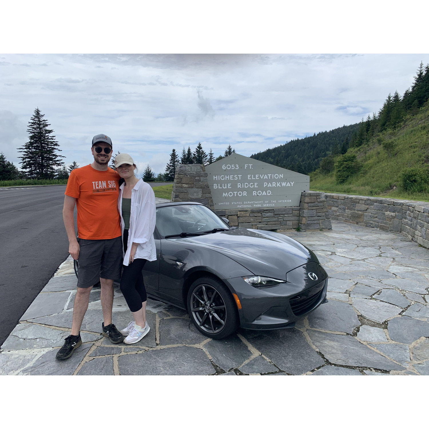 Driving the Blue Ridge Pkway in style