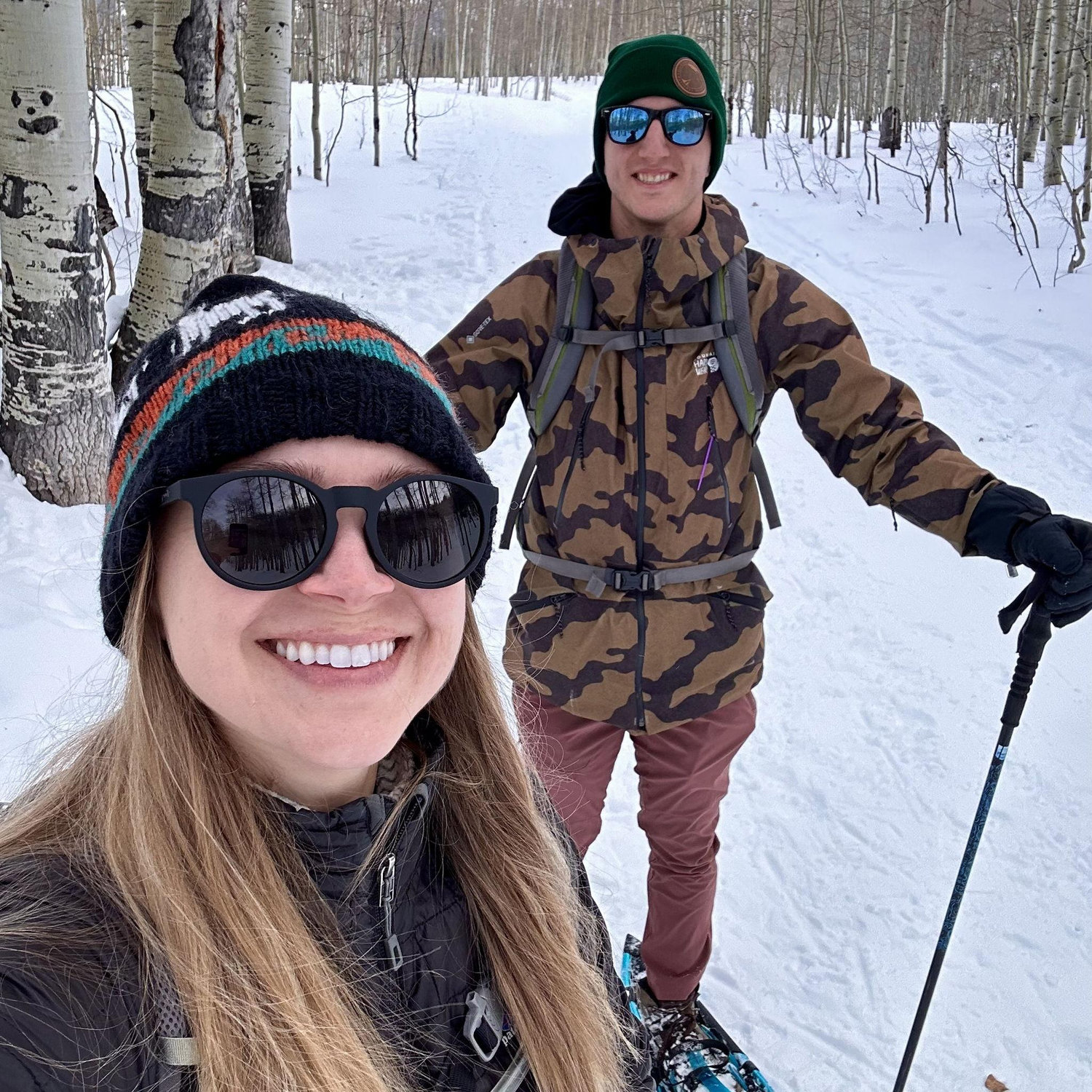 Snow shoeing in Crested Butte.