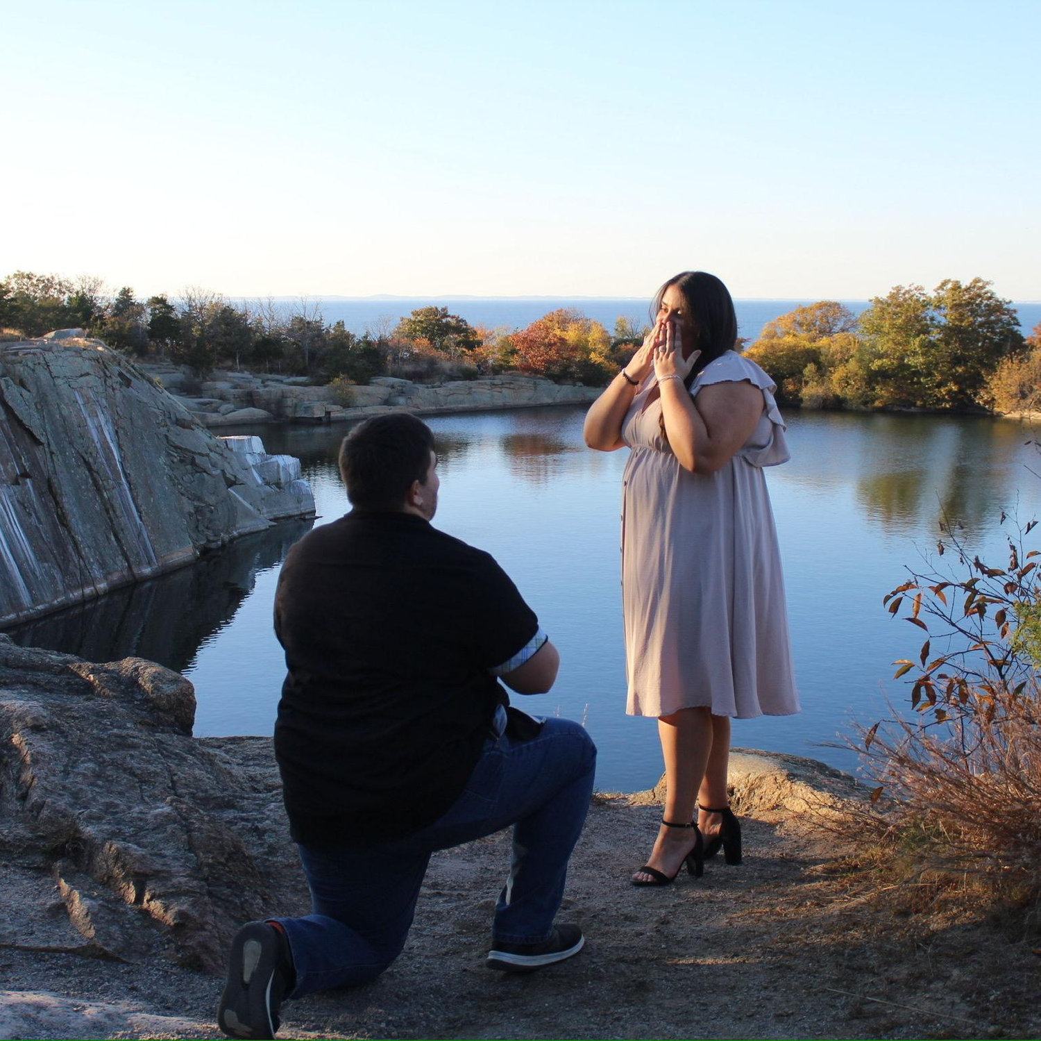 Our engagement day.