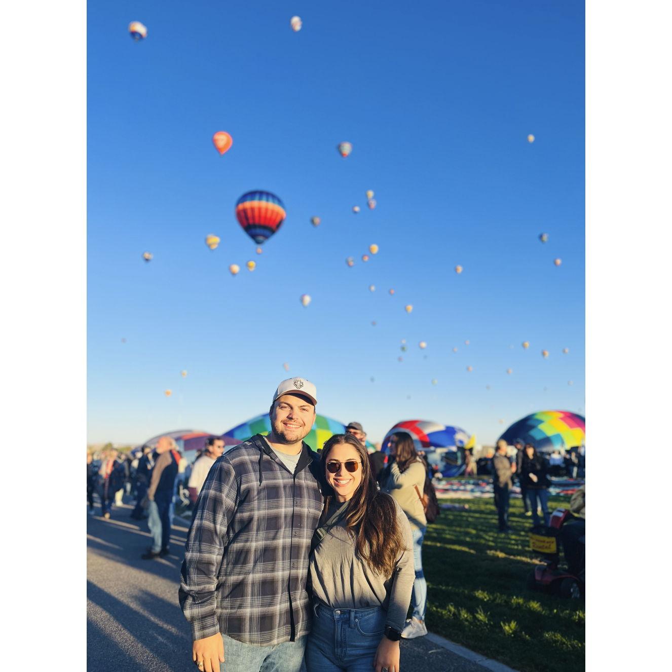Gabby's first Balloon Fiesta in Oct 2022