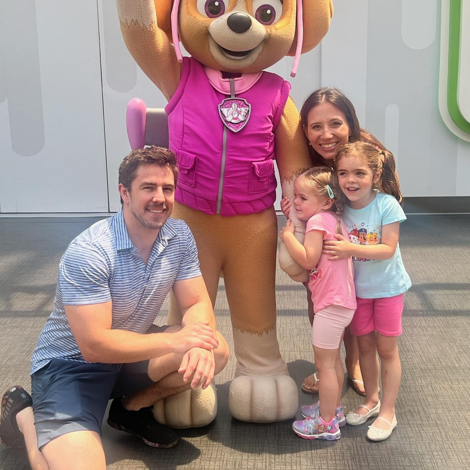 Nickelodeon Universe for Ella's 3rd birthday - June 2024.