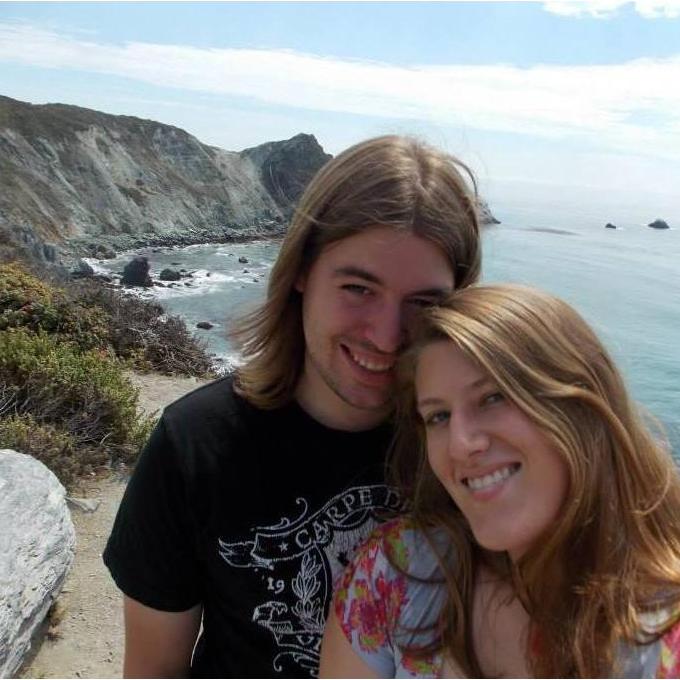 Us with Big Sur behind us. California 2013