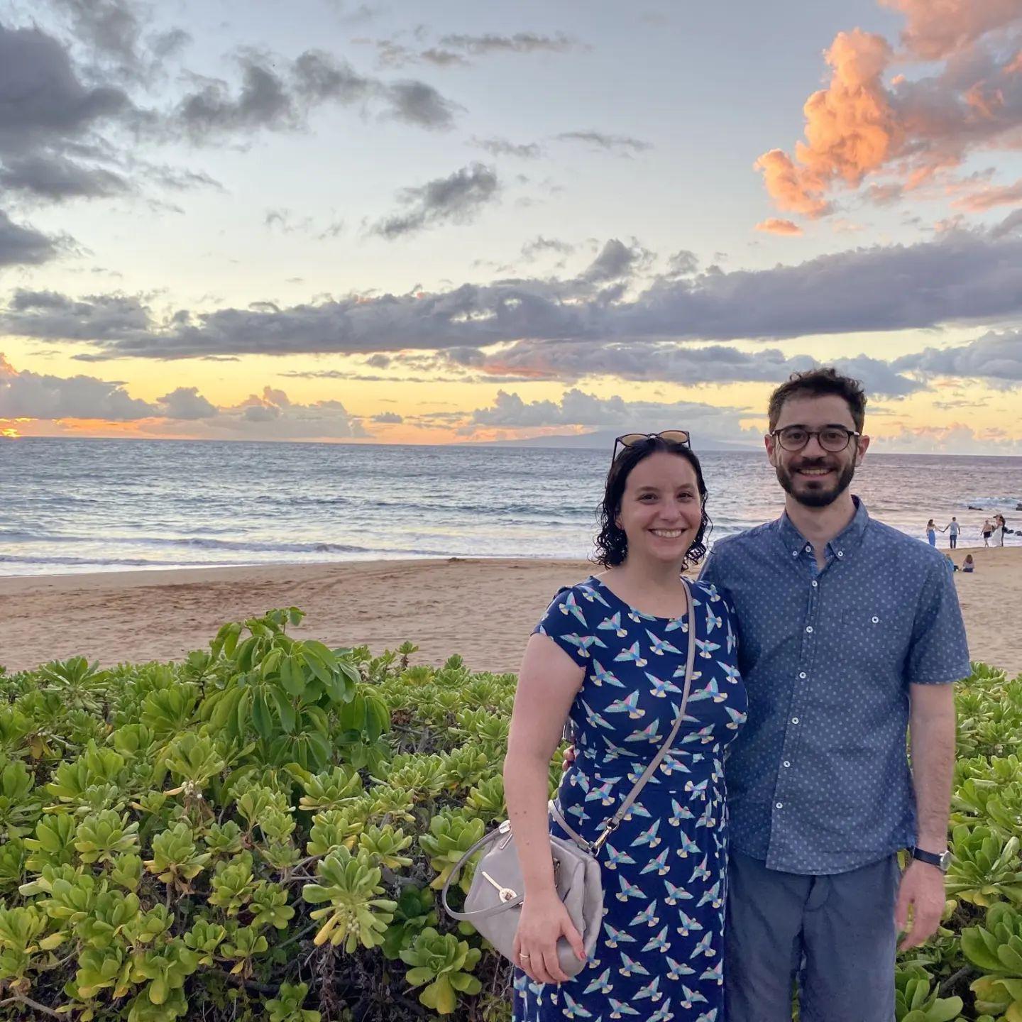 In Maui where Aaron didn't propose because it was TOO romantic  (Oct '22)