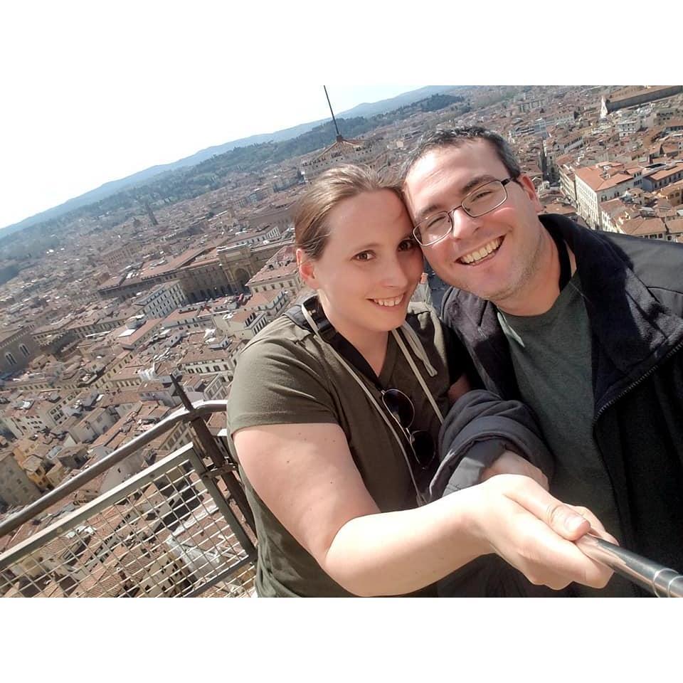 A view of Florence Italy, April 2018