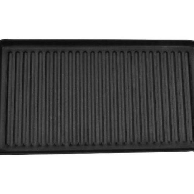 Cuisinart Classic Hard Anodized Grill 10"" x 18"" Full Griddle 6345-25G Double Burner Chef's Classic, Black